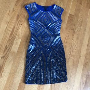 BCBG Maxazria sequin cocktail dress